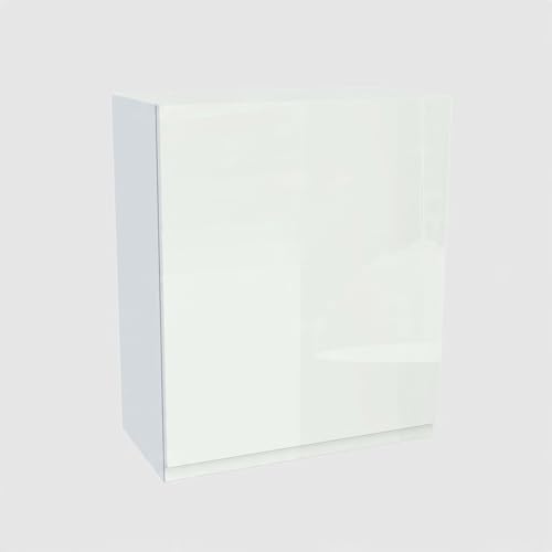Laclar FREZO Küchen-Oberschrank - Grifflos - Soft-Close - Hochglanz - Stilvolle und funktionale Ergänzung für Ihre Küche - 60x32x72 cm - Weiß, Front: Hochglanz Weiß grifflos Laclar FREZO Küchen-Oberschrank - Grifflos - Soft-Close - Hochglanz - Stilvolle und funktionale Ergänzung für Ihre Küche - 60x32x72 cm - Weiß, Front: Hochglanz Weiß grifflos von Laclar