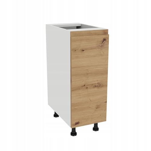 Laclar FREZO Küchen-Unterschrank - Grifflos - Soft-Close - Modern - Vielseitige & stilvolle Stauraumlösung für Ihre Küche - 30x48,5x72 cm - Weißfront grifflos Eiche Artisan Laclar FREZO Küchen-Unterschrank - Grifflos - Soft-Close - Modern - Vielseitige & stilvolle Stauraumlösung für Ihre Küche - 30x48,5x72 cm - Weißfront grifflos Eiche Artisan von Laclar