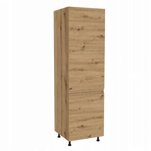 Laclar FREZO Kühlschrankumbauschrank - Grifflos - Modern - Soft-Close - Elegante Lösung für Ihre Küche - 60x58x207 cm - Eiche Evoke Front Artisan Eiche Laclar FREZO Kühlschrankumbauschrank - Grifflos - Modern - Soft-Close - Elegante Lösung für Ihre Küche - 60x58x207 cm - Eiche Evoke Front Artisan Eiche von Laclar