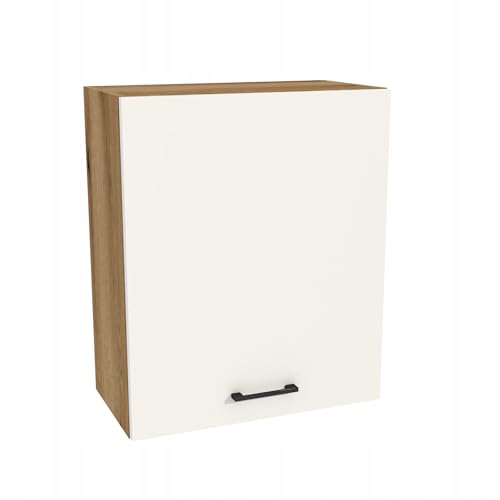 Laclar Hängeschrank Küche Capri 60x32x72 cm - Oberschrank mit Soft-Close Tür & 2 Einlegeböden - Moderner Küchen Wandschrank - zur Selbstmontage - Korpus Eiche Evoke, Front Weiß matt Laclar Hängeschrank Küche Capri 60x32x72 cm - Oberschrank mit Soft-Close Tür & 2 Einlegeböden - Moderner Küchen Wandschrank - zur Selbstmontage - Korpus Eiche Evoke, Front Weiß matt von Laclar