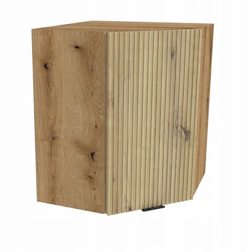 Laclar Küchen Eckschrank Hängeschrank VIGO RYFLA - Modernes Design mit Soft-Close - Ideal für Ecken - 60x72x32 cm - Stauraum & Stil für Ihre Küche von Laclar