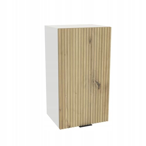 Laclar Küchen Hängeschrank VIGO RYFLA - Modern Weiß & Artisan Eiche Optik - Soft-Close - 40x72x32 cm Oberschrank - Design Küchenmöbel zur Selbstmontage von Laclar