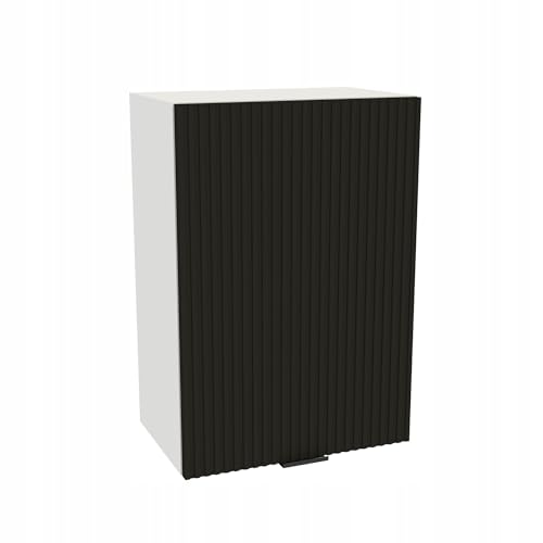 Laclar Küchenhängeschrank VIGO RYFLA moderner Oberschrank mit Soft-Close - Griffleiste - 2 Einlegeböden & modularen Küchenmöbeln für stilvolle Raumgestaltung (50x32x72 cm) von Laclar