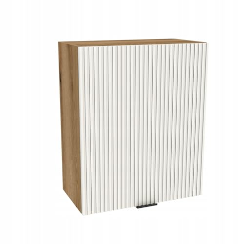 Laclar Küchenoberschrank VIGO Hängeschrank mit 2 Einlegeböden & Soft-Close - Modernes Rillen-Design (60x32x72 cm) von Laclar