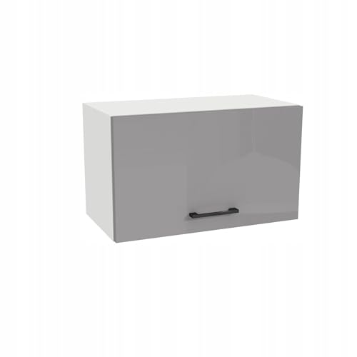 Laclar Küchenschrank Hängeschrank Capri 32x60x36 cm - moderner Küchen Oberschrank mit Acrylfront - Soft-Close Scharnieren & Griff - Wandschrank - selbstmontage - Grau-Acryl Hochglanz/Weiß Laclar Küchenschrank Hängeschrank Capri 32x60x36 cm - moderner Küchen Oberschrank mit Acrylfront - Soft-Close Scharnieren & Griff - Wandschrank - selbstmontage - Grau-Acryl Hochglanz/Weiß von Laclar