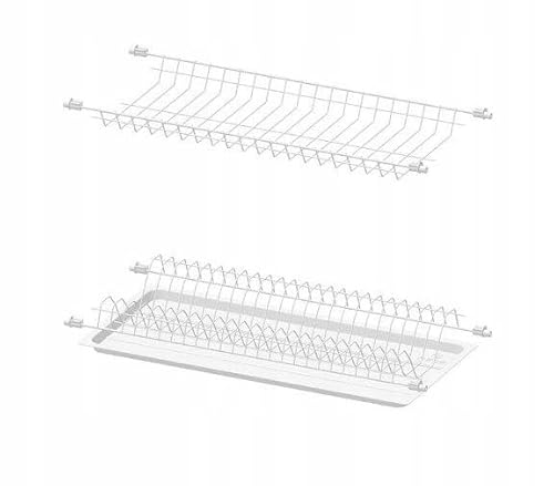 Laclar Zweistufiges Abtropfgestell für Oberschrank 60 cm - 564-568 mm breit - Tiefe 275-325 mm - weiß Laclar Zweistufiges Abtropfgestell für Oberschrank 60 cm - 564-568 mm breit - Tiefe 275-325 mm - weiß von Laclar