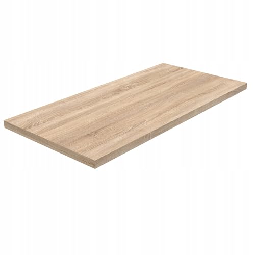 Robuste Küchenarbeitsplatte 120 cm - 3,8 cm dick - mit abgerundeter Vorderkante - ideal für Küche, Werkstatt, Büro oder als Tischplatte - Laminierte Arbeitsplatte Sonoma Eiche 3025 von Laclar