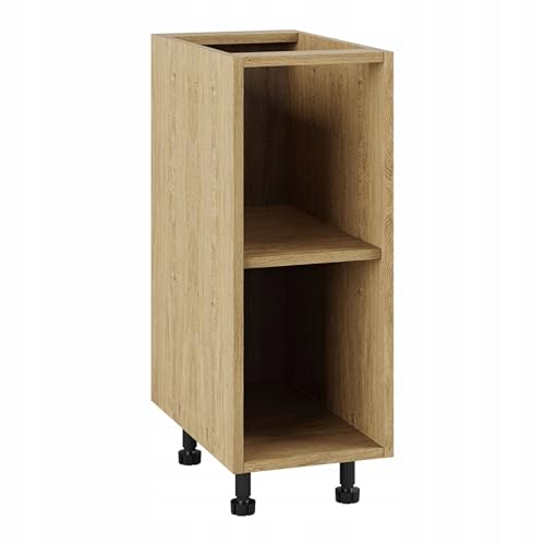 Unterschrank 30/82 für Spüle mit verstellbaren Füßen - funktionale Schrank mit Einlegeboden - Soft-Close-Tür - zur Selbstmontage - ideal für kleine Küchen - Steineiche Unterschrank 30/82 für Spüle mit verstellbaren Füßen - funktionale Schrank mit Einlegeboden - Soft-Close-Tür - zur Selbstmontage - ideal für kleine Küchen - Steineiche von Laclar