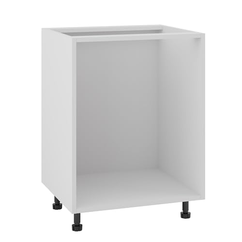Unterschrank 60/82 für Küche mit verstellbaren Füßen - Bohrungen für BLUM Antaro/Metabox oder GTV Modernbox Schubladen - stabil - ideal für Backofen oder Mikrowelle - Weiß Unterschrank 60/82 für Küche mit verstellbaren Füßen - Bohrungen für BLUM Antaro/Metabox oder GTV Modernbox Schubladen - stabil - ideal für Backofen oder Mikrowelle - Weiß von Laclar