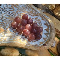 Erdbeerquarz Kugel Sphere Strawberry Quarz Edelstein Handschmeichler von LacooniSchmuck