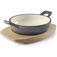 LACOR Grauer runder Eisentopf, 720 ml - Ø 18,5 x 3 cm von Lacor