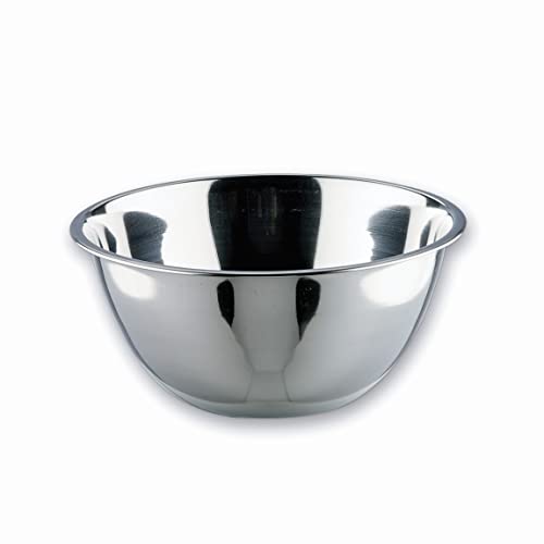 Lacor - 14016 - GARINOX Konische Schale, Futternapf, Salatschüssel, Lebensmittelbehälter, Edelstahl, 16 cm, Fassungsvermögen: 0,9 L von LACOR