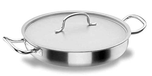 Lacor SERVIER u. PFANNE MIT Deckel 32 cm, Stainless Steel von LACOR