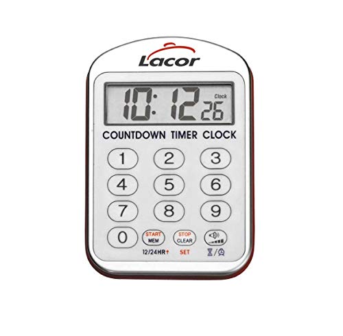 Lacor 60804 Küchen-Zeitschaltuhr mit Alarm von LACOR