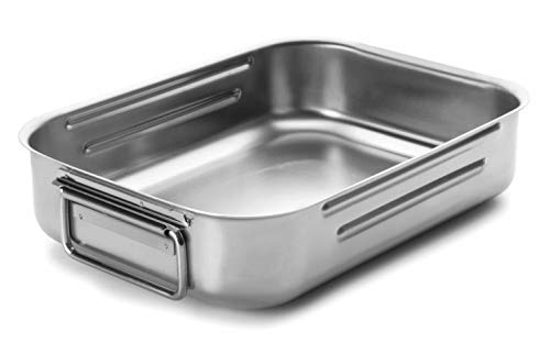 LACOR 62545A Bratpfanne mit A Griffen E 18/10 45 x 32 cm von LACOR