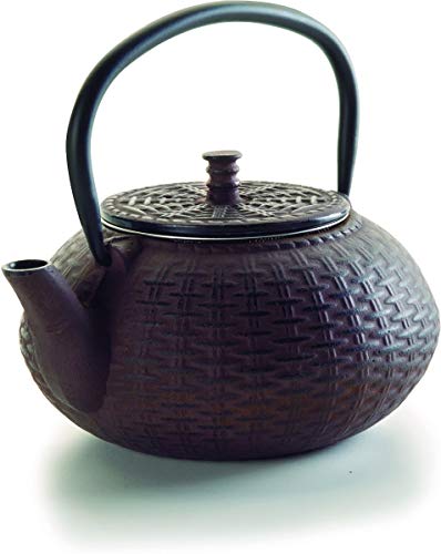 LACOR 68668 Teekanne Eisen Geschmolzen 0, 8 L, Gusseisen, Black, 27 x 25 x 24 cm von LACOR
