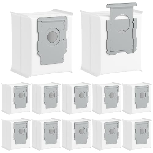 12 Stück Staubbeutel für iRobot Roomba i7 i7+ i7 Plus S9 S9+ i3 i3+ i4 i4+ i6 i6+ i8 i8+ j7 j7+ E5 E6 E7, i7 Staubbeutel Ersatzteile für alle Modelle der Clean Base i/S/J Serie Saugroboter 12 Stück Staubbeutel für iRobot Roomba i7 i7+ i7 Plus S9 S9+ i3 i3+ i4 i4+ i6 i6+ i8 i8+ j7 j7+ E5 E6 E7, i7 Staubbeutel Ersatzteile für alle Modelle der Clean Base i/S/J Serie Saugroboter von Lacvik