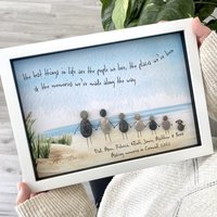 Personalisierte Familie Seaside Beach Pebble Bild - Art Am Meer Geburtstagsgeschenk Für Mama Muttertagsgeschenk Sie Personalisierte Familie Seaside Beach Pebble Bild - Art Am Meer Geburtstagsgeschenk Für Mama Muttertagsgeschenk Sie von Ladedaliving