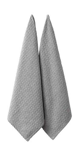 2er Set Geschirrtücher Eco Recycelt hellgrau 2er Set Geschirrtücher Eco Recycelt hellgrau von Ladelle