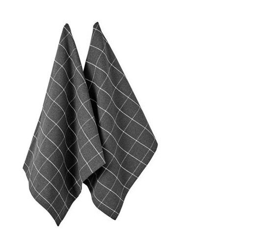 Geschirrtuch 2er-Set Eco Check Anthrazit Geschirrtuch 2er-Set Eco Check Anthrazit von Ladelle