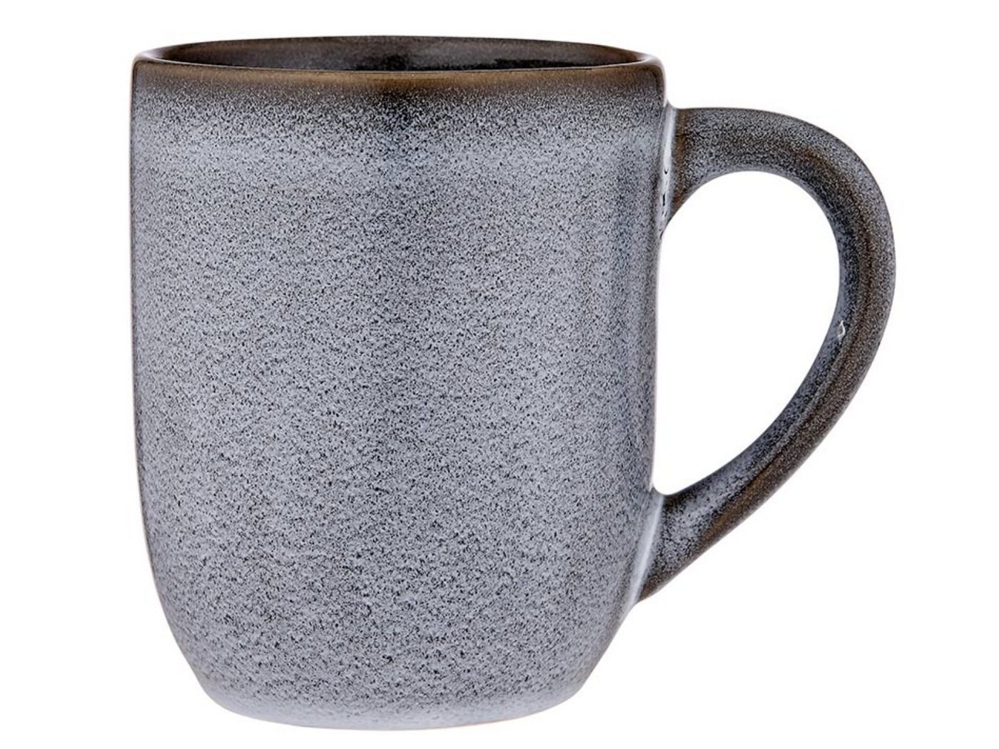 Ladelle Becher CAFE Becher mit Henkel Ozean 0,3 l, Steinzeug, Cafe Deep Ocean Mug 12x8x10cm von Ladelle