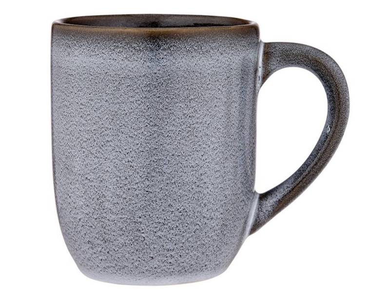 Ladelle Becher CAFE Becher mit Henkel Ozean 0,3 l, Steinzeug, Cafe Deep Ocean Mug 12x8x10cm von Ladelle