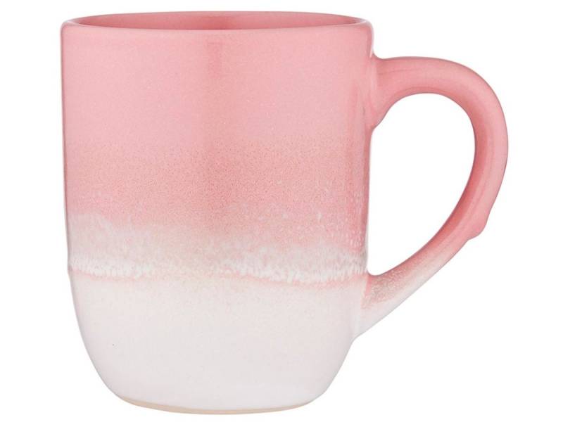 Ladelle Becher CAFE Becher mit Henkel schattiert pink 0,3 l, Steinzeug, Cafe Ombre Pink Mug 12x8x10cm Ladelle Becher CAFE Becher mit Henkel schattiert pink 0,3 l, Steinzeug, Cafe Ombre Pink Mug 12x8x10cm von Ladelle