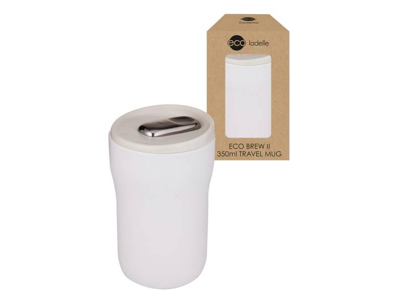 Ladelle Becher ECO BREW II To-Go-Becher doppelwandig keramik alabaster 0,35l, Keramik, Eco Brew II Alabaster Dbl Wall Ceramic Travel Mug 8.6x8.6x13.8cm Ladelle Becher ECO BREW II To-Go-Becher doppelwandig keramik alabaster 0,35l, Keramik, Eco Brew II Alabaster Dbl Wall Ceramic Travel Mug 8.6x8.6x13.8cm von Ladelle