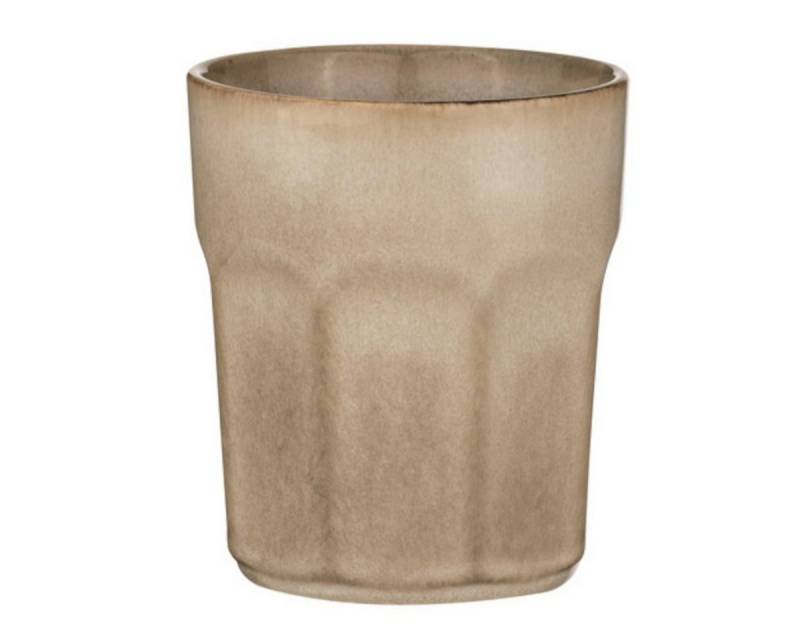 Ladelle Becher ELAN Becher sand 8,2 x 9,5 cm, Steinzeug, Elan Sable Tumbler 8.2x9.5cm von Ladelle
