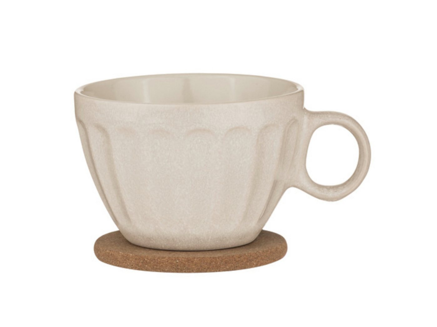 Ladelle Becher ELAN Becher- und Untersetzerset hafer, Steinzeug / Kork, Elan Oatmeal Duo Mug & Coaster Set Assorted Ladelle Becher ELAN Becher- und Untersetzerset hafer, Steinzeug / Kork, Elan Oatmeal Duo Mug & Coaster Set Assorted von Ladelle
