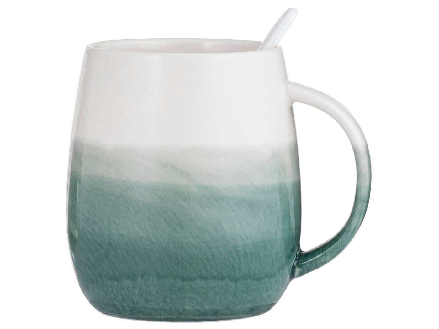Ladelle Becher Immerse schattiert smaragd Becher- & Löffel-Set 12cm, Keramik von Ladelle