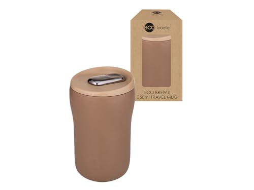 Ladelle ECO Brew II to-Go-Becher doppelwandig Keramik beige 0,35l Ladelle ECO Brew II to-Go-Becher doppelwandig Keramik beige 0,35l von Ladelle