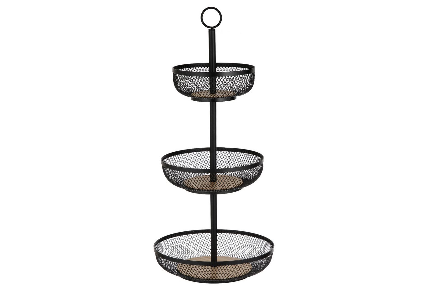 Ladelle Etagere, Eisen/Kiefer, 3 Etagen, Modern, Robust, aus Eisen und Kiefer, 31,5x31,5x54cm Ladelle Etagere, Eisen/Kiefer, 3 Etagen, Modern, Robust, aus Eisen und Kiefer, 31,5x31,5x54cm von Ladelle