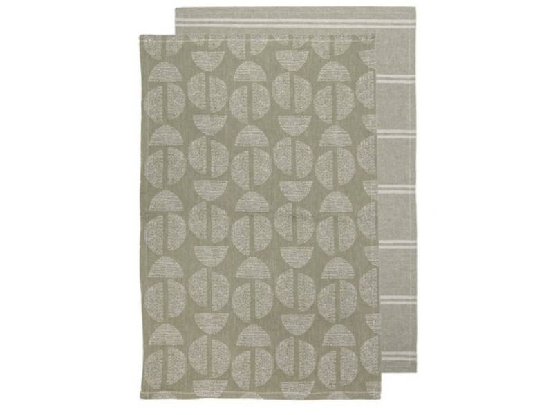 Ladelle Geschirrtuch Splice Moos Geschirrtücher 45 x 70 cm 2tlg von Ladelle