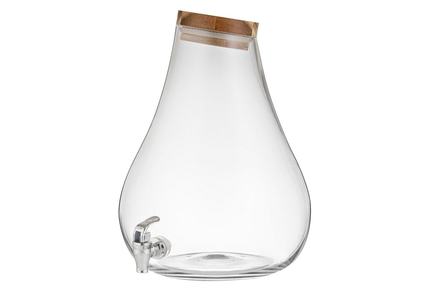 Ladelle Getränkespender, Modern Glas/Akazie/Silikon, 4l, 19,8x26cm Ladelle Getränkespender, Modern Glas/Akazie/Silikon, 4l, 19,8x26cm von Ladelle