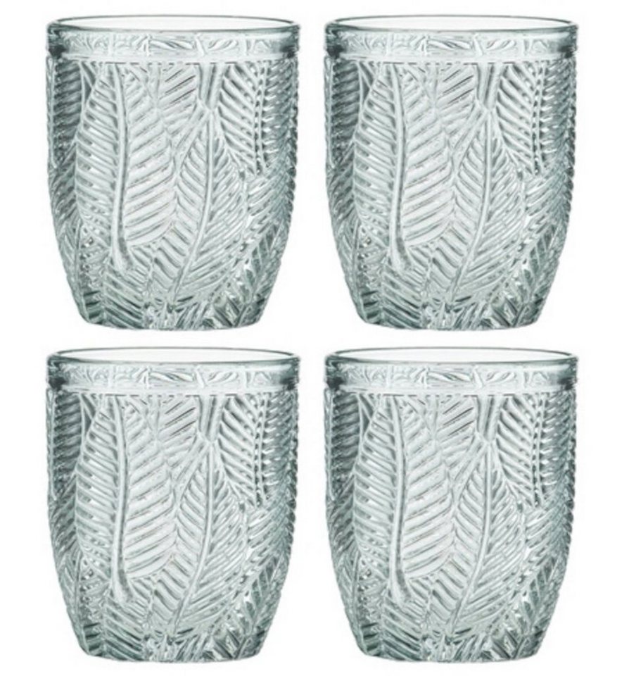 Ladelle Glas ARECA Wasserglas Jade Set4, Glas von Ladelle