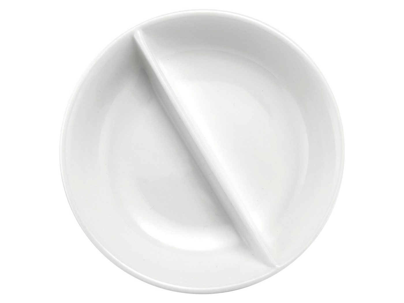 Ladelle Schale Alto Serve & Share Schale geteilt weiß 12cm, Porzellan, (Schüsseln & Schalen) von Ladelle