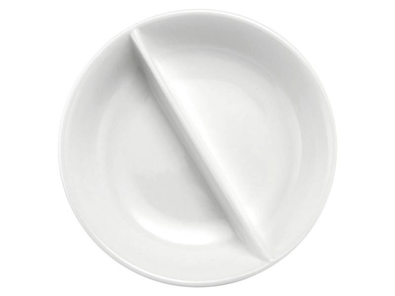 Ladelle Schale Alto Serve & Share Schale geteilt weiß 12cm, Porzellan, (Schüsseln & Schalen) von Ladelle