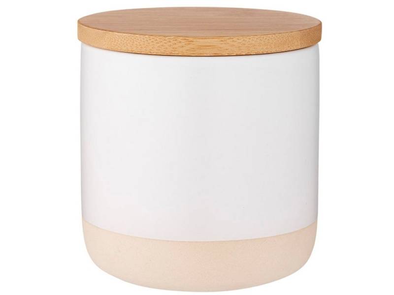 Ladelle Vorratsdose HOST Vorratsdose weiss 10 cm, Steinzeug / Bambus von Ladelle