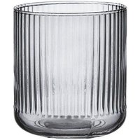 Ladelle Wasserglas 380ml Zephyr Ribbed anthrazit von Ladelle