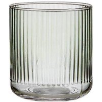 Ladelle Wasserglas 380ml Zephyr Ribbed grün von Ladelle