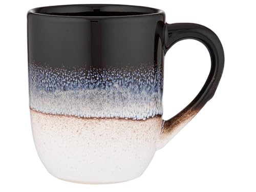 Ladelle 62909 CAFE Becher mit Henkel schattiert schwarz 0,3 l (1 Stück) von Ladelle