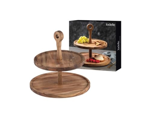 ladelle GATHER Servierturm akazie rund 2-etagig von Ladelle