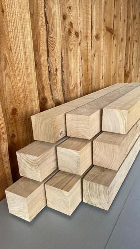 Eiche 9x9cm KANTHOLZ BALKEN SCHALUNG HOLZ BAUHOLZ 100cm LÄNGE (4) von Ladenburger