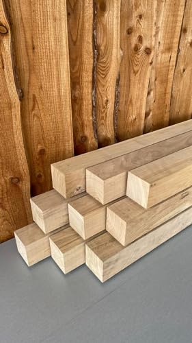 Eiche 9x9cm KANTHOLZ BALKEN SCHALUNG HOLZ BAUHOLZ 60cm LÄNGE (4) von Ladenburger