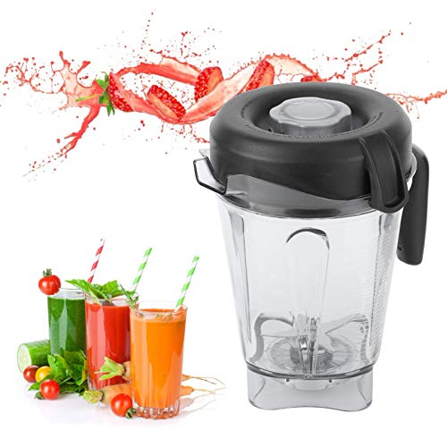 Ladieshow 2L Transparenter Mixer-Behälter mit Klingendeckel, Mixer-Ersatzzubehör Passend für Vitamix-Behälter 64 Unzen von Ladieshow