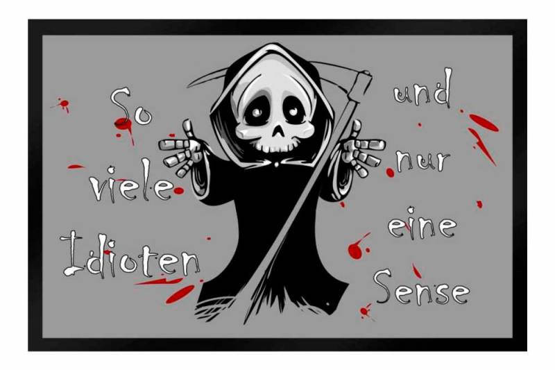 Ladreas Fußmatte Schmutzfangmatte viele Idioten nur eine Sense F600, 60x40 Ladreas Fußmatte Schmutzfangmatte viele Idioten nur eine Sense F600, 60x40 von Ladreas