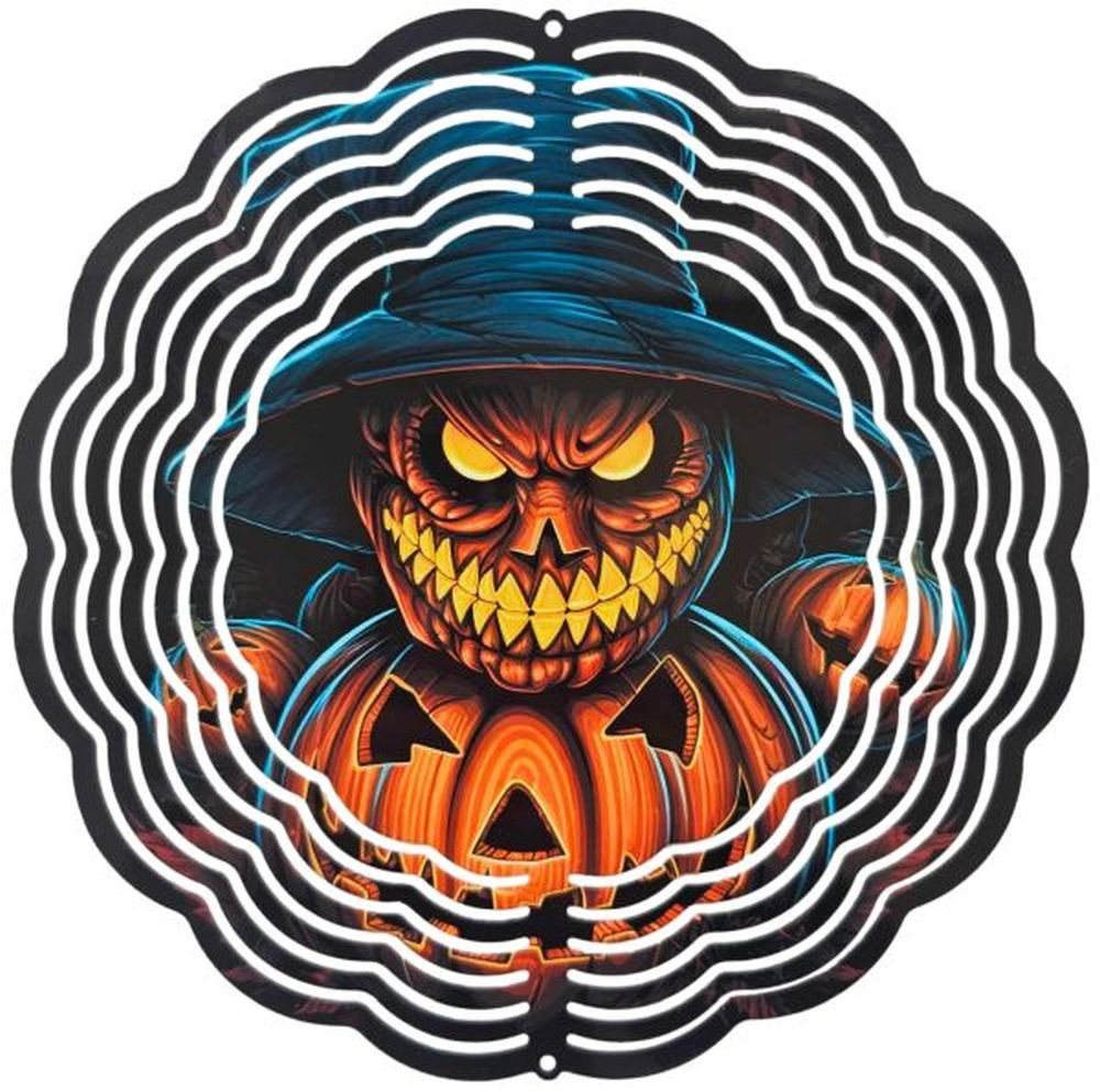 Ladreas Windspiel Edelstahl 3D Windspiel Windspinner 20cm Halloween WI173 von Ladreas