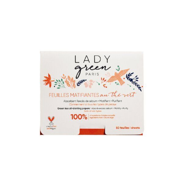 Lady Green Tea Oil Blotting Papers von Lady Green