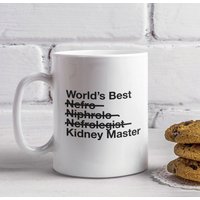 Nephrologie Geschenk - Die Weltbeste Nierenmeister Kaffeetasse Nephrologe Geburtstag Nierendoktor von GiftsForJobs